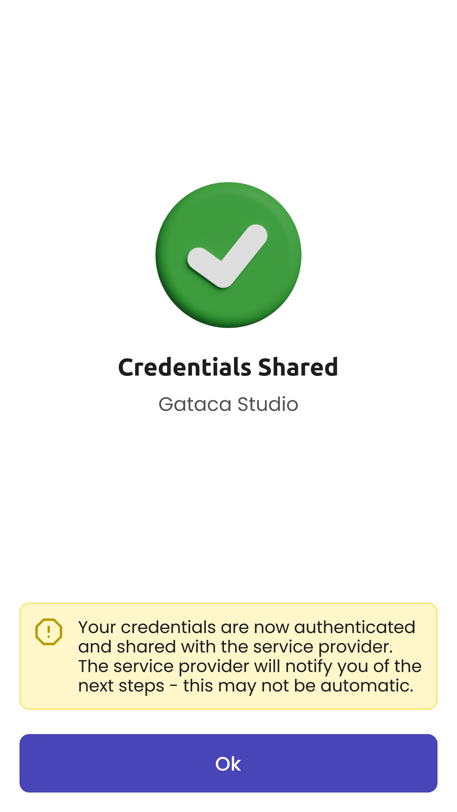 Successfully shared